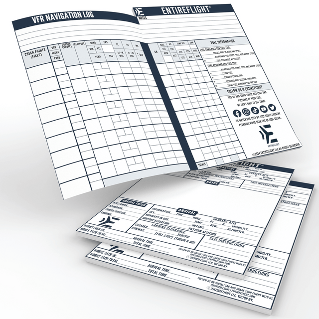 VFR Cross Country Planning FlightPad, VFR Flight, Manual Flight, Student Pilot