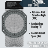 EntireFlight E6B Flight Computer & Sectional Plotter Bundle