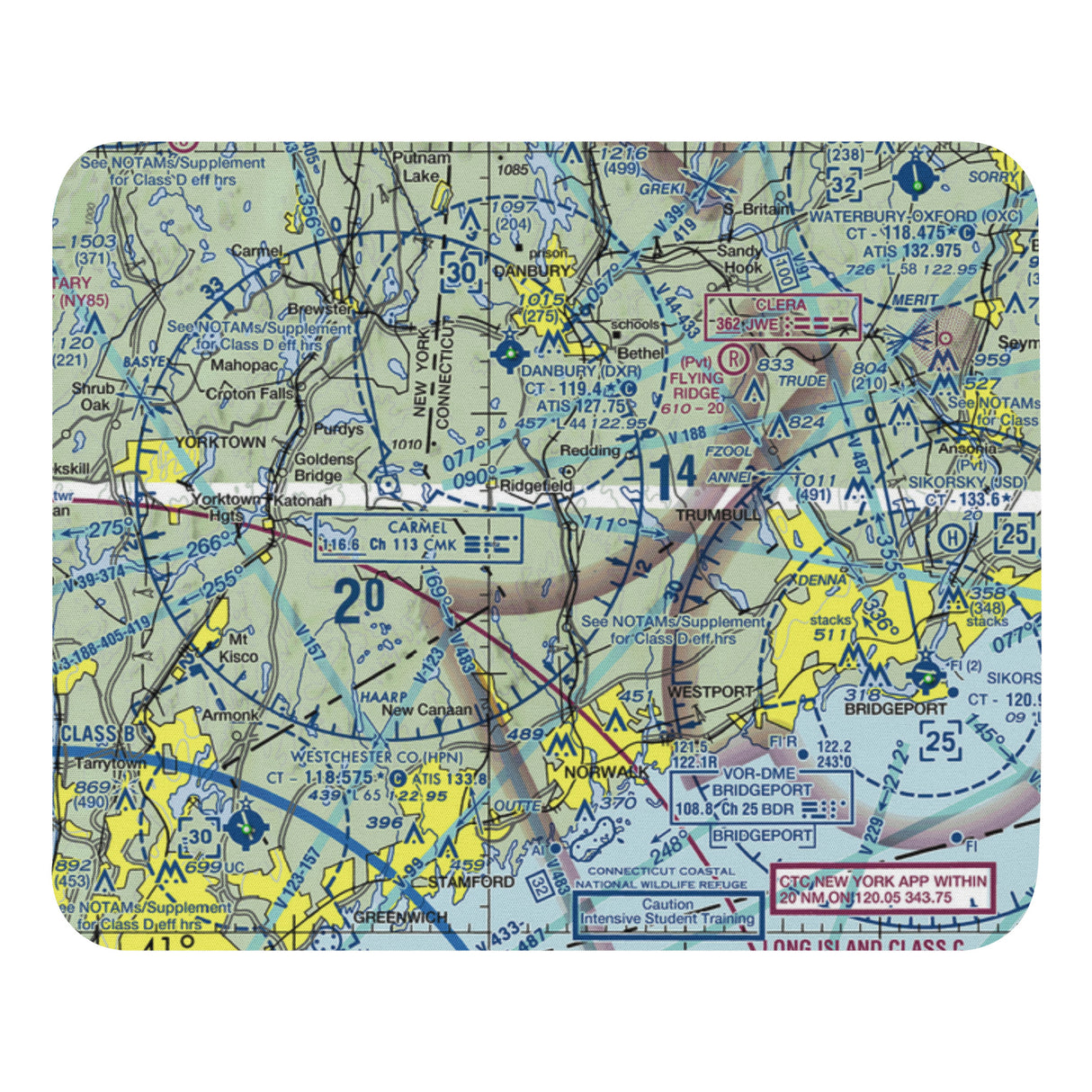 VFR Sectional Mouse pad