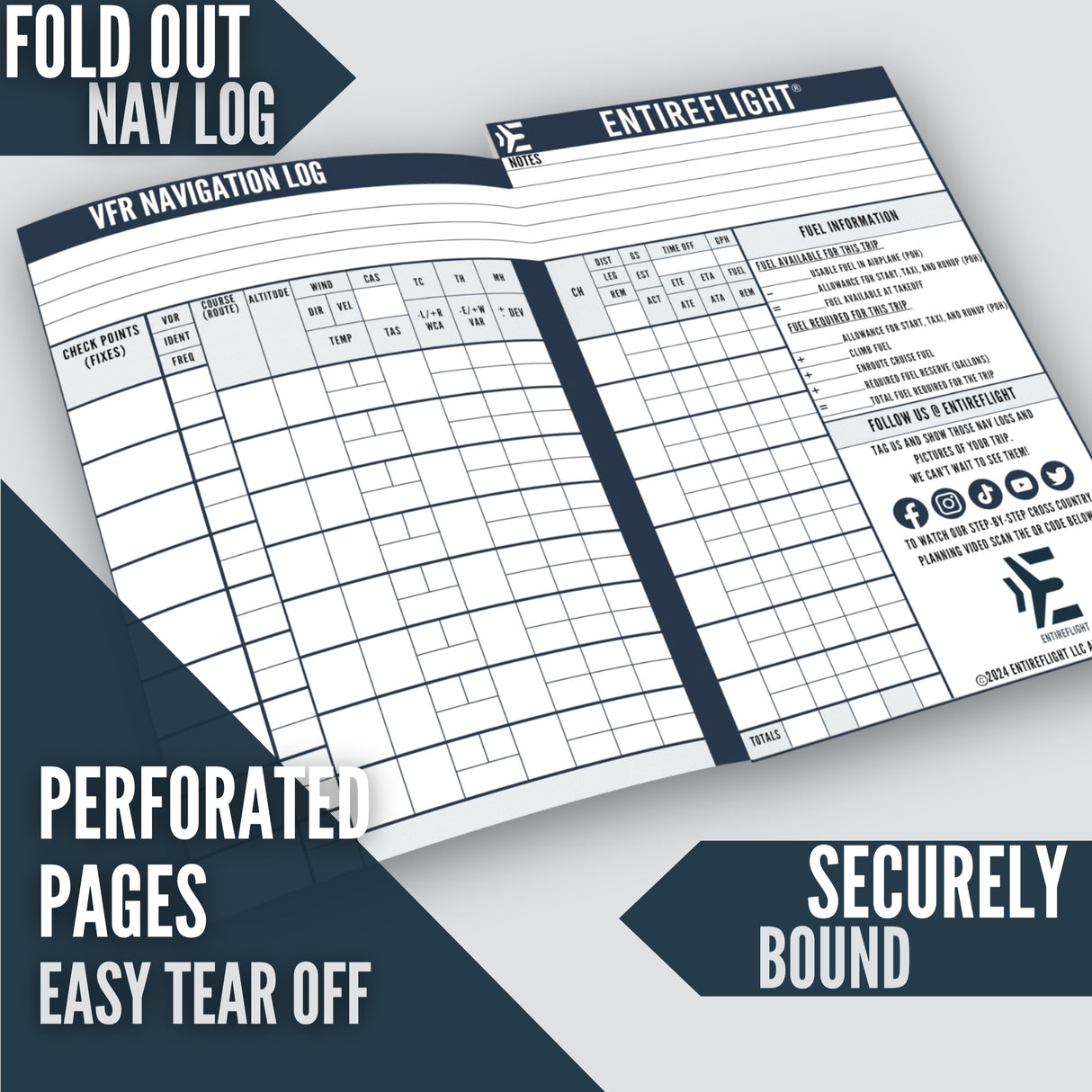 VFR Cross Country Planning FlightPad, VFR Flight, Manual Flight, Student Pilot